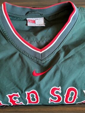 Nike Boston Red Sox Baseball St Patrick’s Shamrock Green Pullover XXL